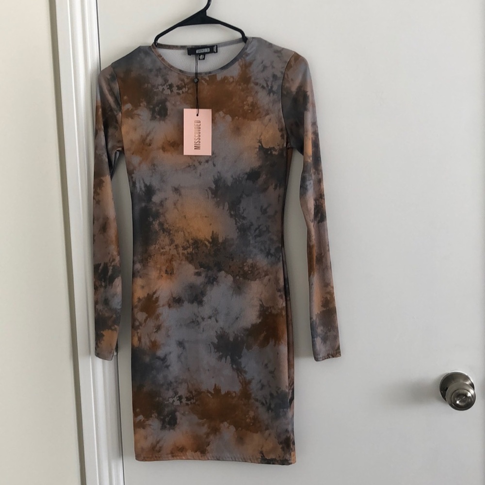Missguided tie dye dress